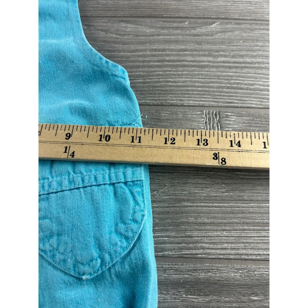 Vintage OshKosh Bgosh Sky Blue Corduroy Overalls Toddler Size 3T Pants Blue